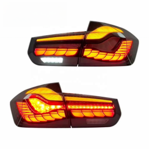Auto Parts Clear Lens LED Dragon Scale Tail Lights for BMW 3 Series F30 F35 2013-18 New Rear Lamps for M3 for BMW F30