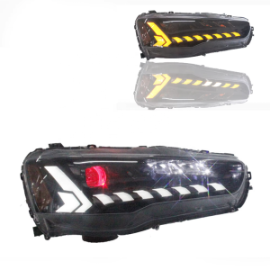 New Designed LED Headlights Auto Lighting System for Mitsubishi Lancer Ex 2008-18 High Beam Moving Signal Car Accessories