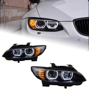 New LED Headlamp DRL Turn Signal Angel Eye Car Accessories for 2005-2013 for BMW E92 E93 Series 3 & 330I 335I