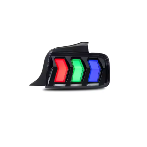 New Modified RGB LED Tail Lamp for Ford Mustang 2004-2009 Clear Lens Color LED Mustang Tail Light Mustang Accessories