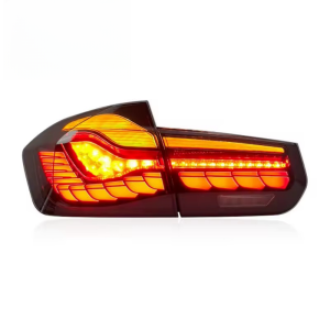 Auto Parts Modified Tail Light for BMW 2013-18 3 Series F30 M3 F80 OLED GTS Plug and Play Clear LED Taillight for BMW F30