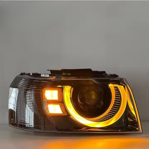 Car Headlight for Land Rover Freelander 2 2007-2015 Modified LED Drl Laser Lens LED Headlights for Land Rover Auto Part