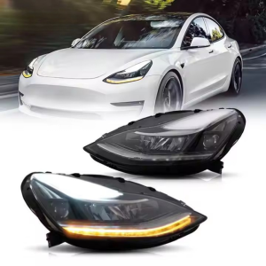 Headlamps 2017-22 Auto Parts Tuning Lighting Sequential Synth Stylish LED Headlight for Tesla Model 3 Car Accessories