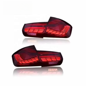 Modified LED Taillights for BMW 3 Series F35 F30 2012-2018 Dragon Scale Plug Play Rear Lights Clear New Car Accessories