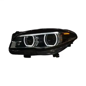 New LED Headlights for BMW 5 Series F10 F18 2011-17 Drl Modified Angel Eye LED Headlights Car Accessories for BMW F10