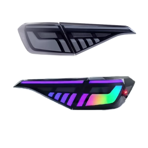 New RGB Colorful LED Tail Lights Civic 11th for Honda Civic Tail Lamp Assembly 2022 - 24 Car Accessories for Honda Civic