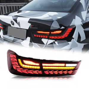 Tuning Lightings for 2019 Smoke Tail Lamp for BMW 3 Series G20 G80 Auto Parts Tail Lights Car Accessories for BMW G80