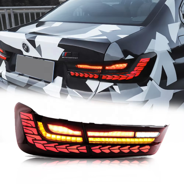 Tuning Lightings for 2019 Smoke Tail Lamp for BMW 3 Series G20 G80 Auto Parts Tail Lights Car Accessories for BMW G80