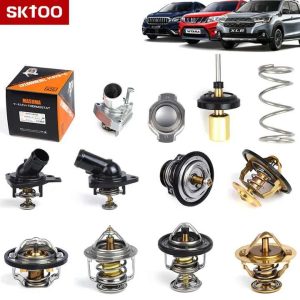 Automotive Thermostat Engine Coolant Thermostat Kit Thermostat Assembly for Volkswagen Renault Mercedes-Benz BMW Audi Chevrolet