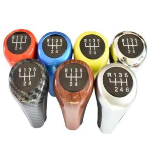 BMW Series 1 3 5 6 X5 M 5 6 Speed Shift Knob Car Gear Knob Cap Cover Lever Stick for E46 E53 E60 E61 E63 X5 M Models