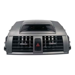 Center Dash AC Outlet Air Vent Panel Replacement with Clock Air Vent for Toyota Corolla 2009-2013 55670-02340