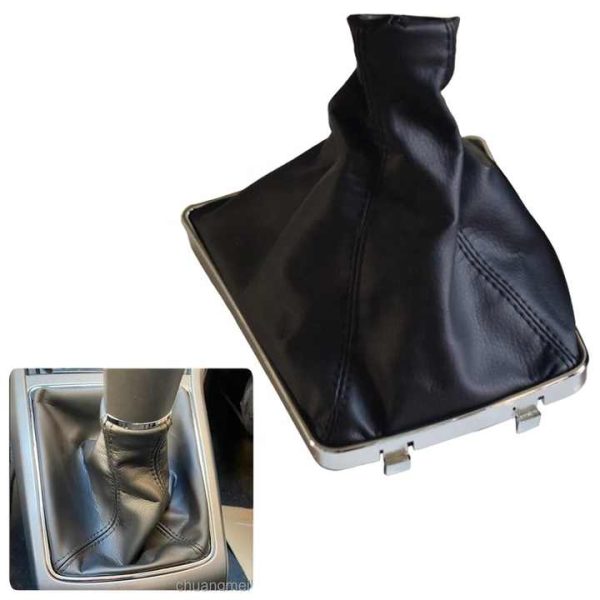 For Opel ASTRA H Gear Shift Knob Lever Stick Gaiter Boot Parking Handbrake Grips Boot Cover Case Collar Car Styling