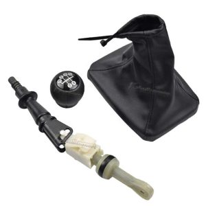 For Opel CORSA C Custom Automatic Car Genuine Leather Manual Speed 5 Gear Stick Shift Lever Knob Shifter HandBall