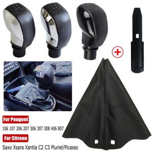 Gearshift Shifter Stick Knob 5 Speed for Peugeot 106 206 306 406 107 207 307 407 301 308 2008 3008 for Citroen C2 C3 C4 Elysee