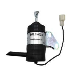 High Quality 12V Fuel Stop Solenoid 16851-60014 Construction Machinery Part for Kubota Tractor BX2350D BX2360 BX24D Engine