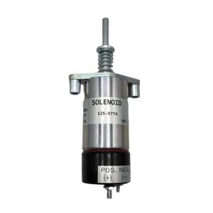 High Quality 24V Fuel Shutoff Solenoid 125-5774 1255774 for Caterpillar 330B 330C 3 Construction Machinery Parts