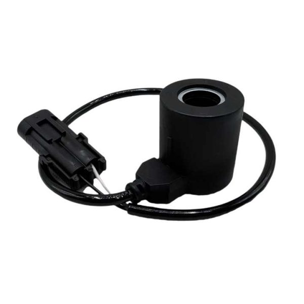 High Quality 24V Solenoid Valve Coil China Origin for Excavator Fittings Compatible for Sany SY60-10 Construction Machinery Part