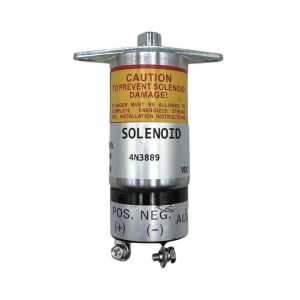 High Quality 4N3889 12V 24V Shutoff Solenoid Construction Machinery Parts for Excavators