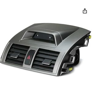 OEM 55670-02340 Center Dash AC Outlet Air Vent Panel Clock Replaces for 2008-2013 Toyota Corolla