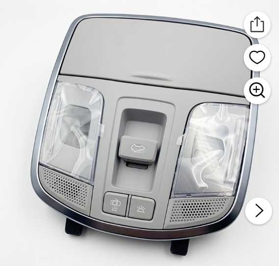 OEM 92810-C3100PPB Silver Auto Interior Reading Light New Inner Ceiling Roof Light for Kia Sonata 9 2015-2018