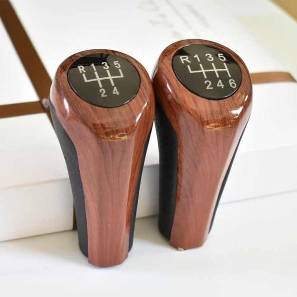Wood Grain 5 6 Speed Car Gear Shift Knob Lever for BMW 1 3 5 6 Series E30 E32 E34 E36 E38 E39 E46 E53 E60 E63 E83 E84 E87 E90