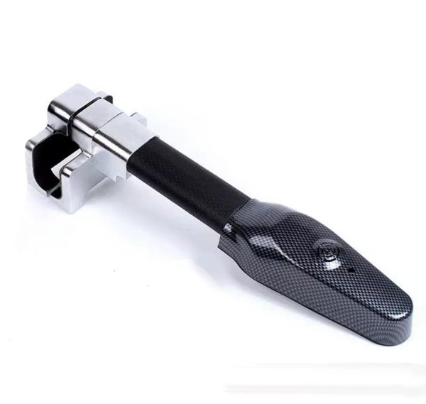 Car steering wheel alarm lock
