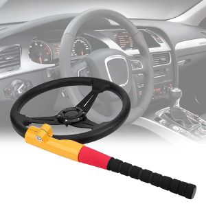 Baseball bat shaped steering wheel